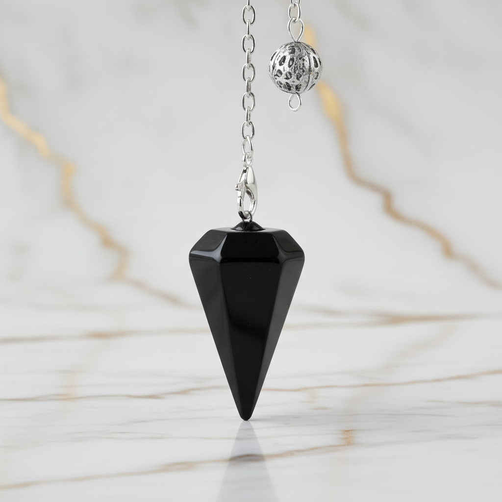 Obsidian Pendel –  Fokus & Stabilität
