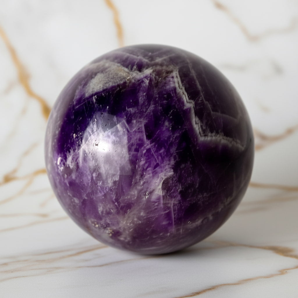 Amethyst Kugel - Ruhe & Ausgeglichenheit CrystalScents