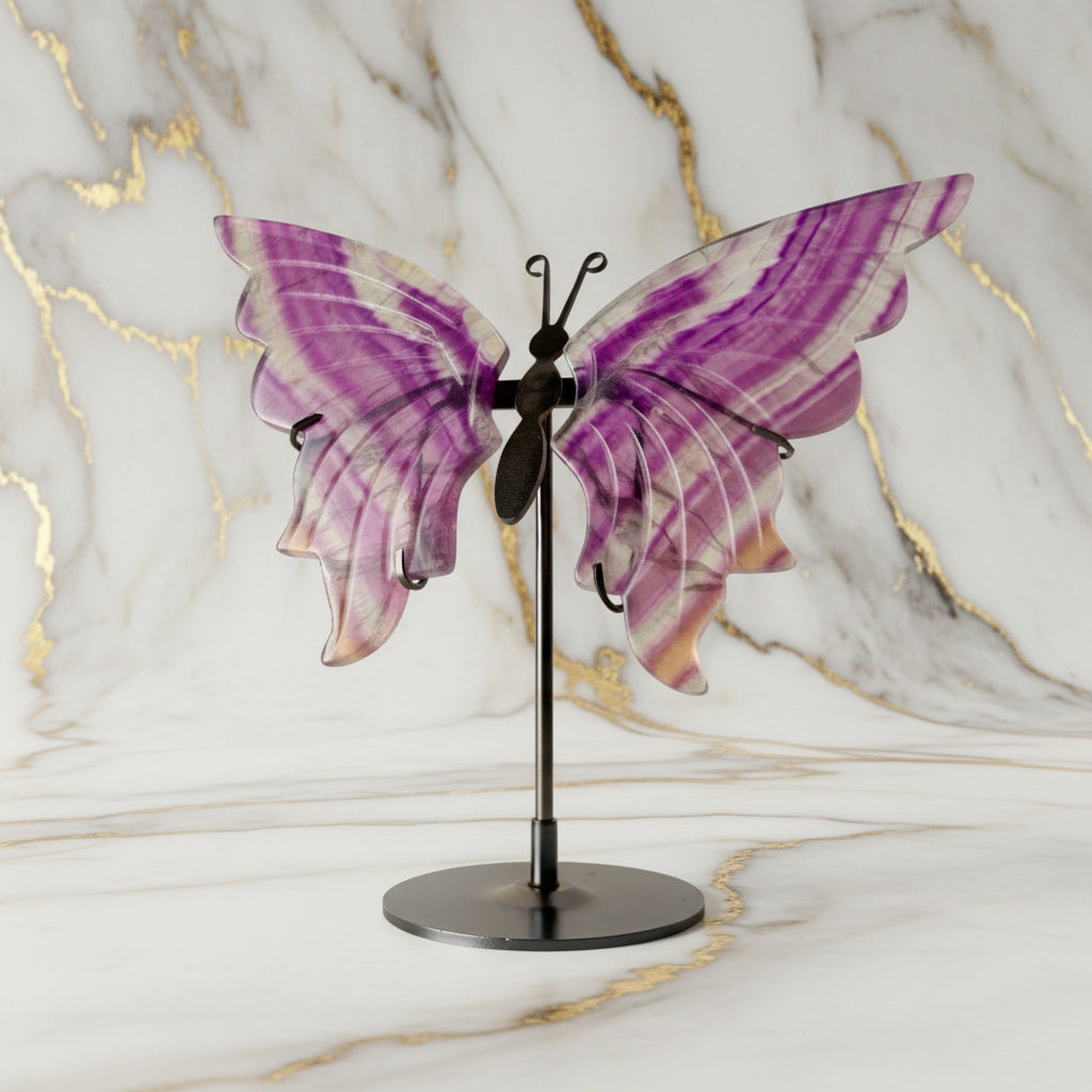 Fluorit Schmetterling - Frühlingszauber