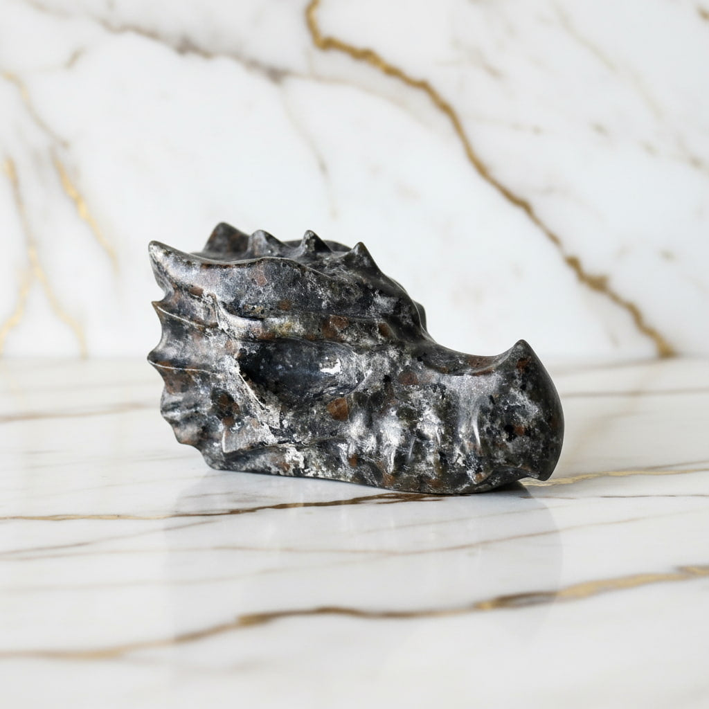 Flammenstein Drachenkopf – UV-reaktive Farbwirkung CrystalScents