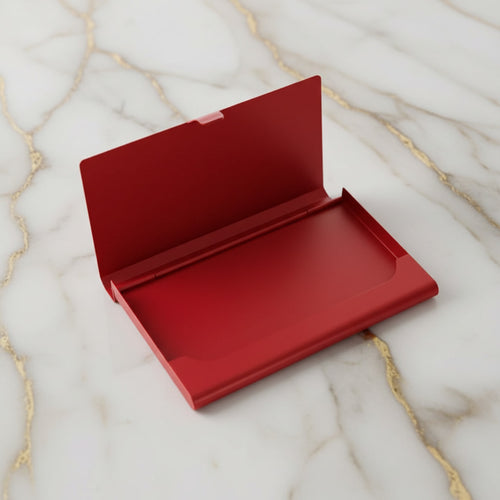 Visitenkartenetui Rot – Stilvolles Etui für Business & Networking CrystalScents