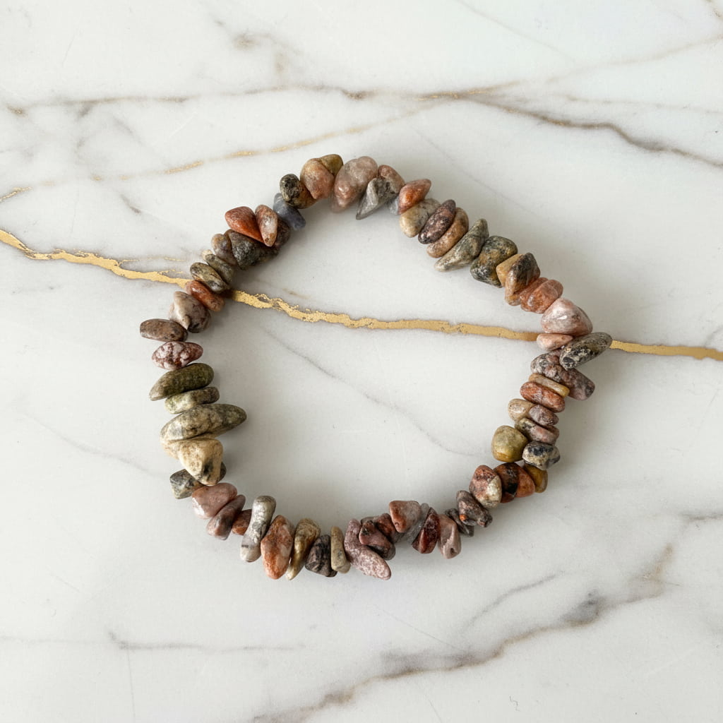 Aragonit Splitter Armband - Erdende Energie