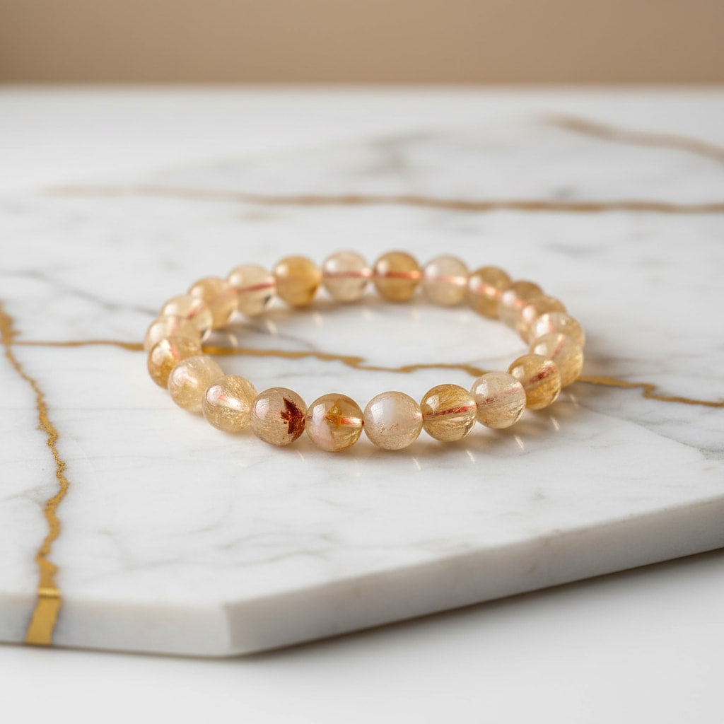 Citrin Kugelarmband - Sonne fürs Handgelenk CrystalScents