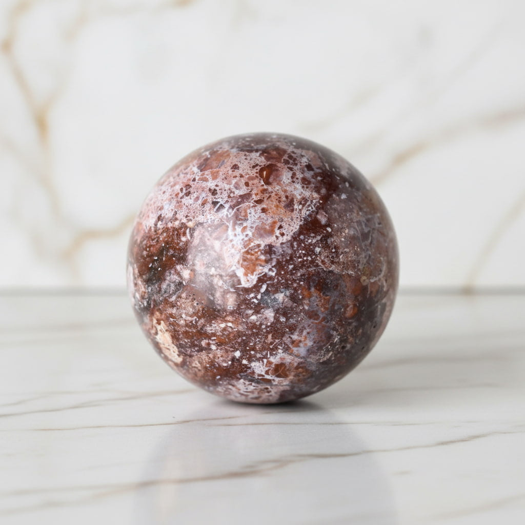 Mexikanische Achat Kugel – Einzigartige Muster CrystalScents