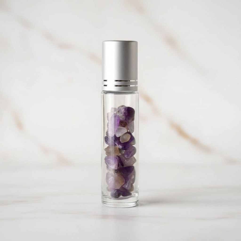 Amethyst Ölroller – Kristall für Entspannung & Achtsamkeit CrystalScents