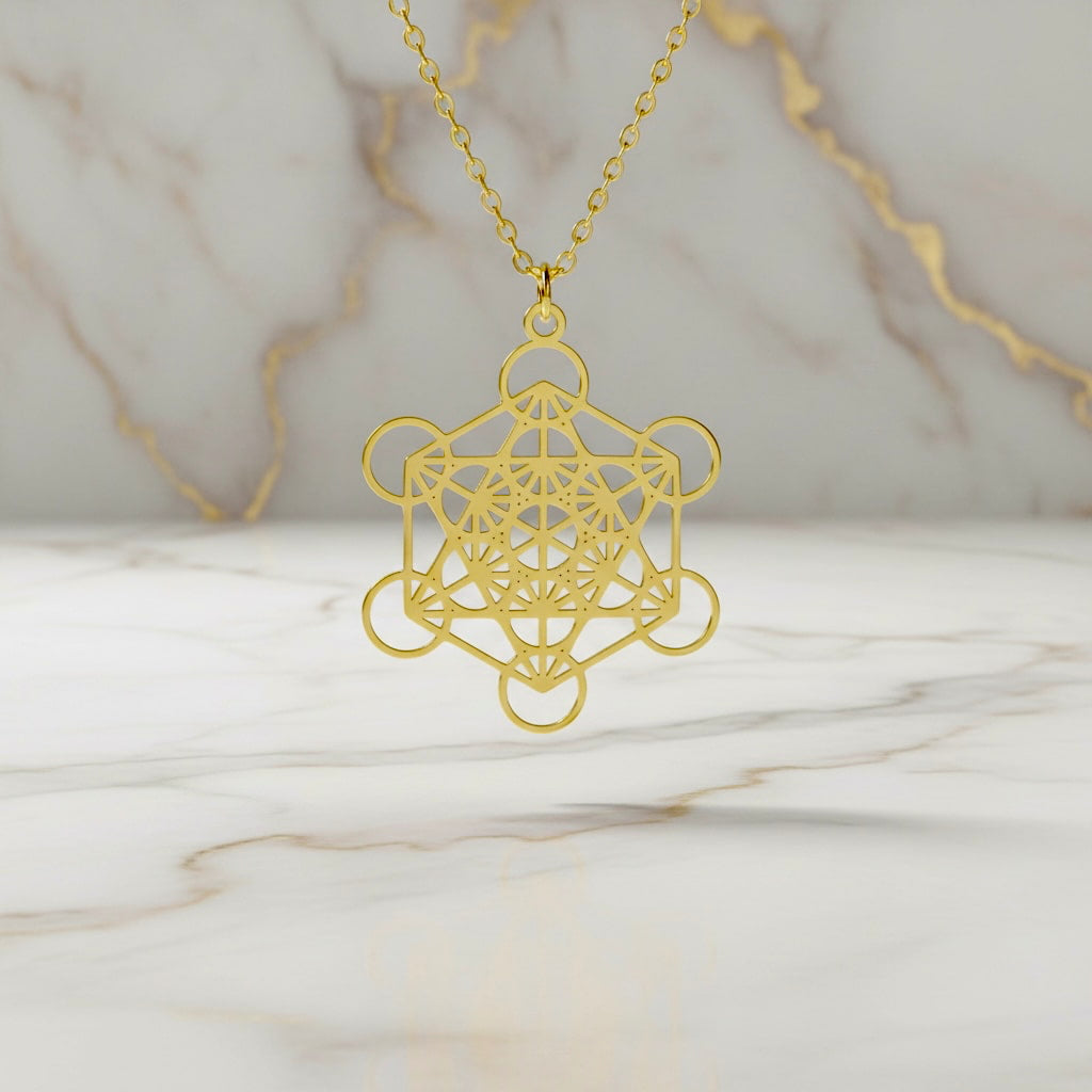 Halskette „Heilige Geometrie“ – Ausgleich & Klarheit CrystalScents