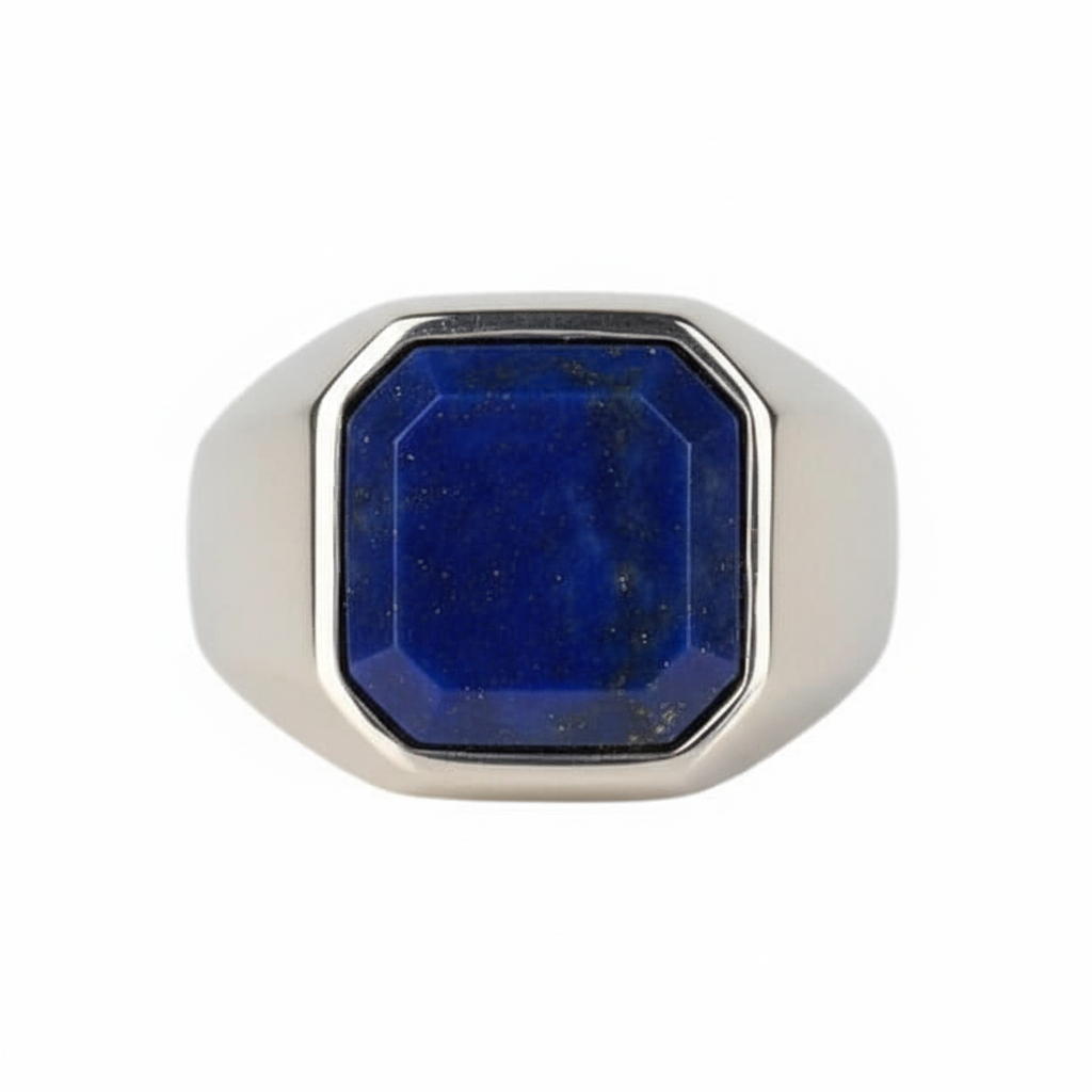 Lapislazuli Ring – quadratischer Edelstein für klare Akzente CrystalScents