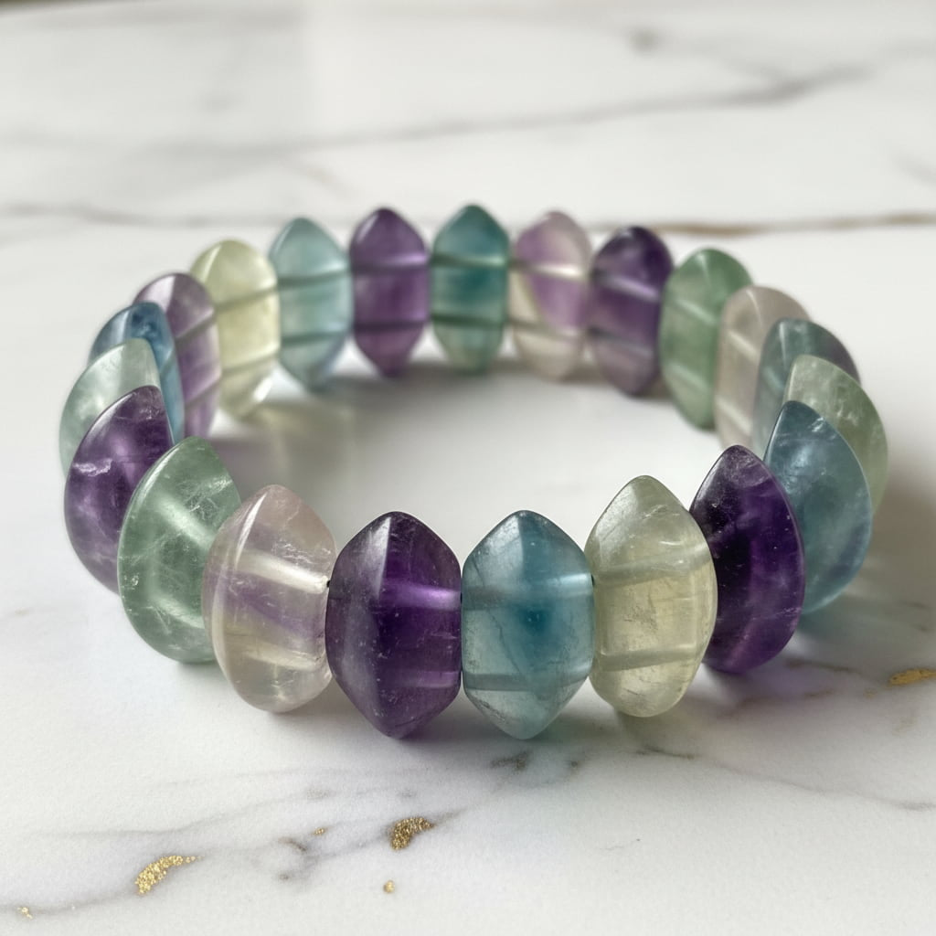 Fluorit Armband - Voller natürlicher Energie