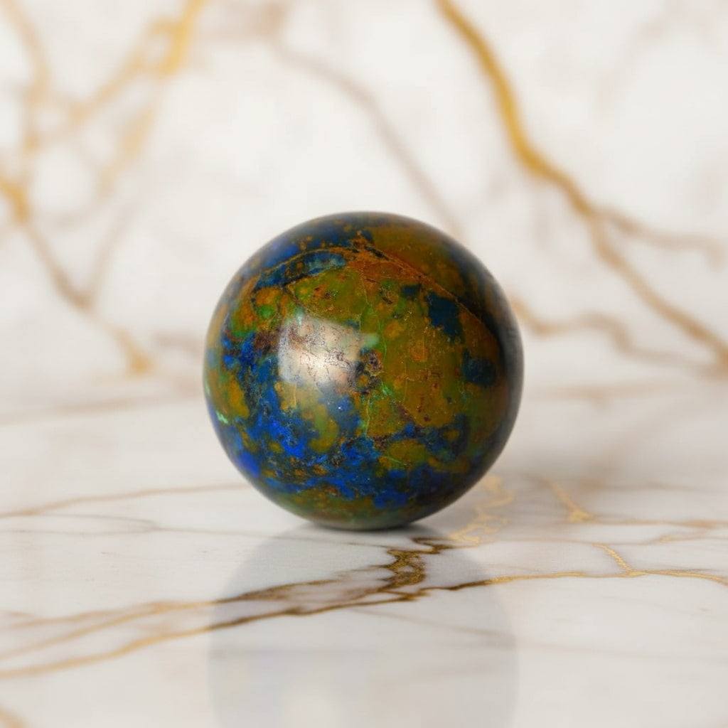 Phönix Lapislazuli Kugel – Erneuerung & Stärke CrystalScents