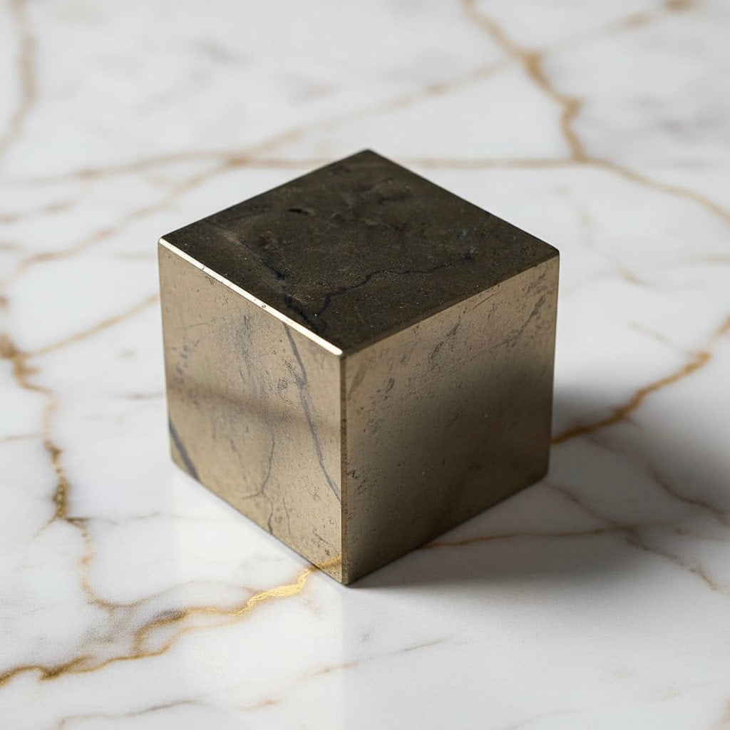 Pyrit Würfel – Metallisches Highlight CrystalScents