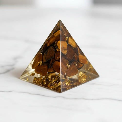 Tigerauge Pyramide – Erdende Energie fürs Zuhause CrystalScents