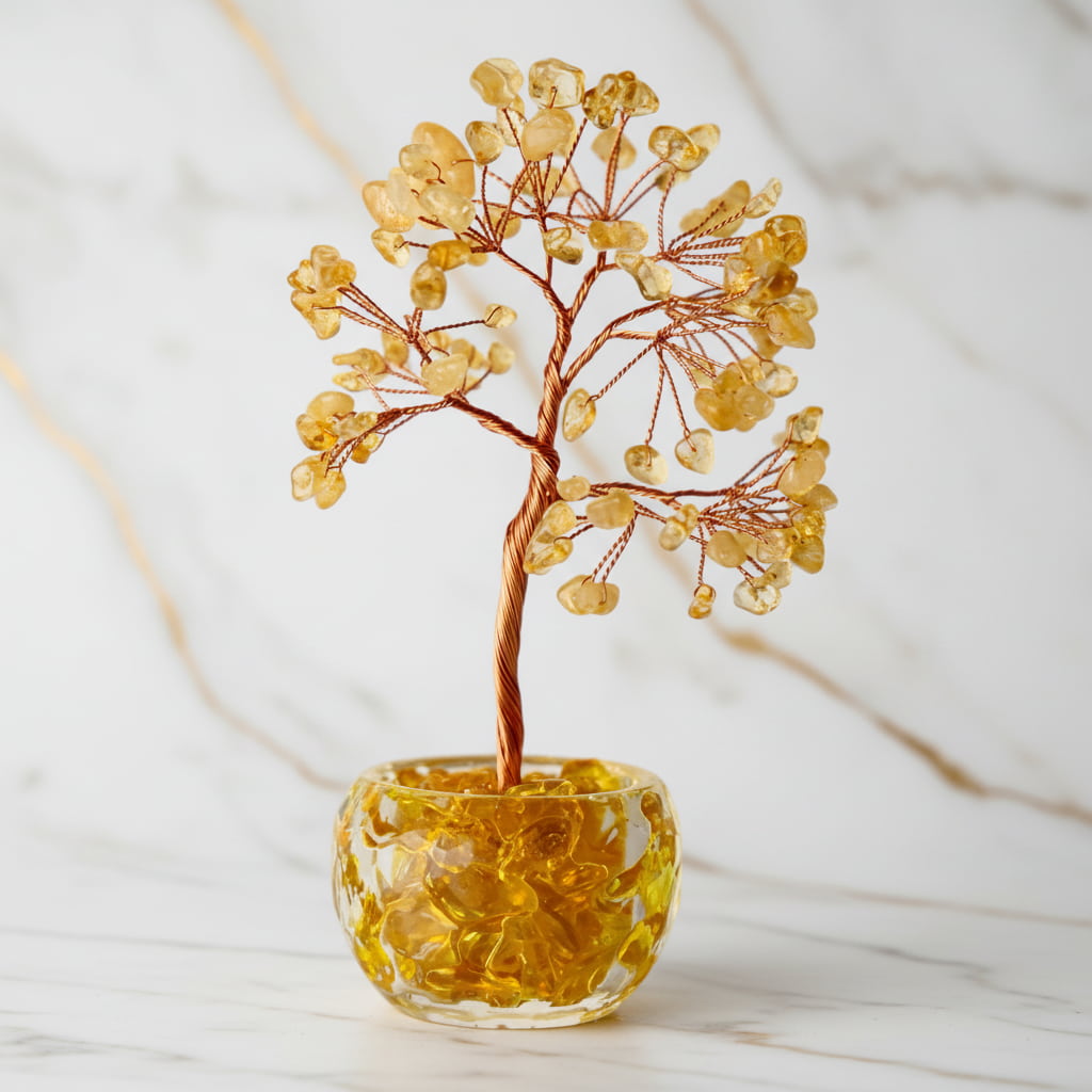 Citrin Baum – Strahlende Harmonie CrystalScents