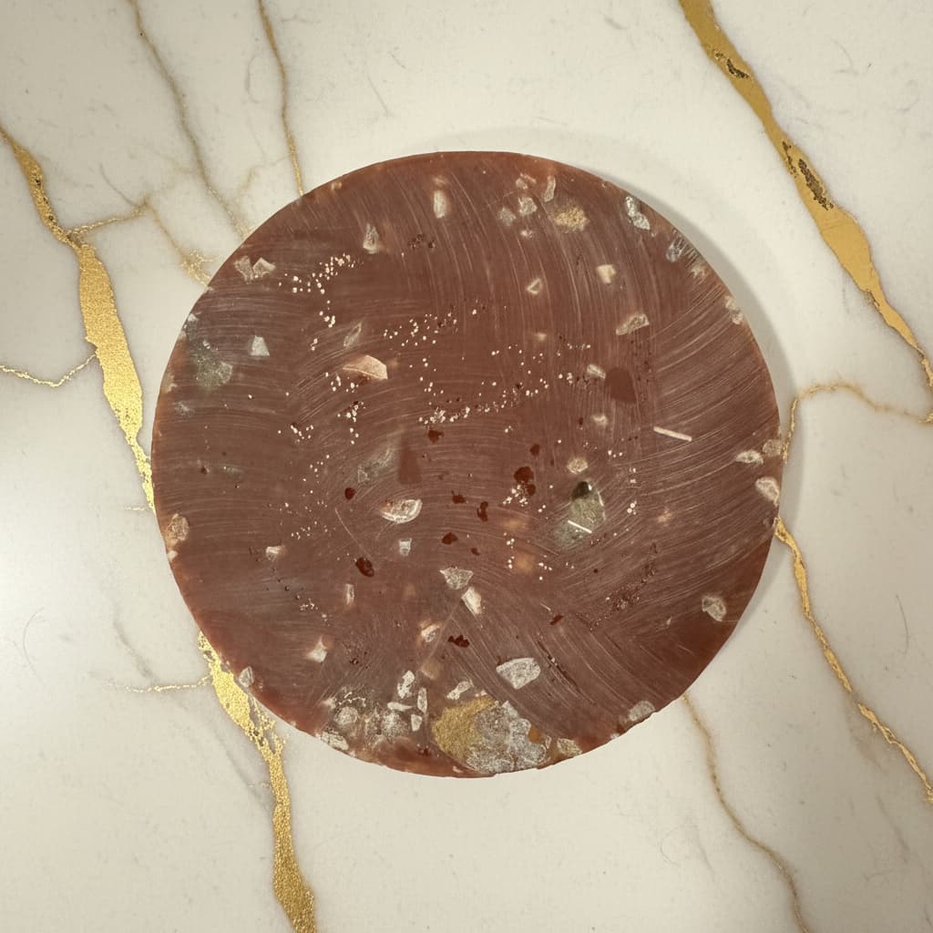Ammoniten Scheibe - Fossile Kunst CrystalScents