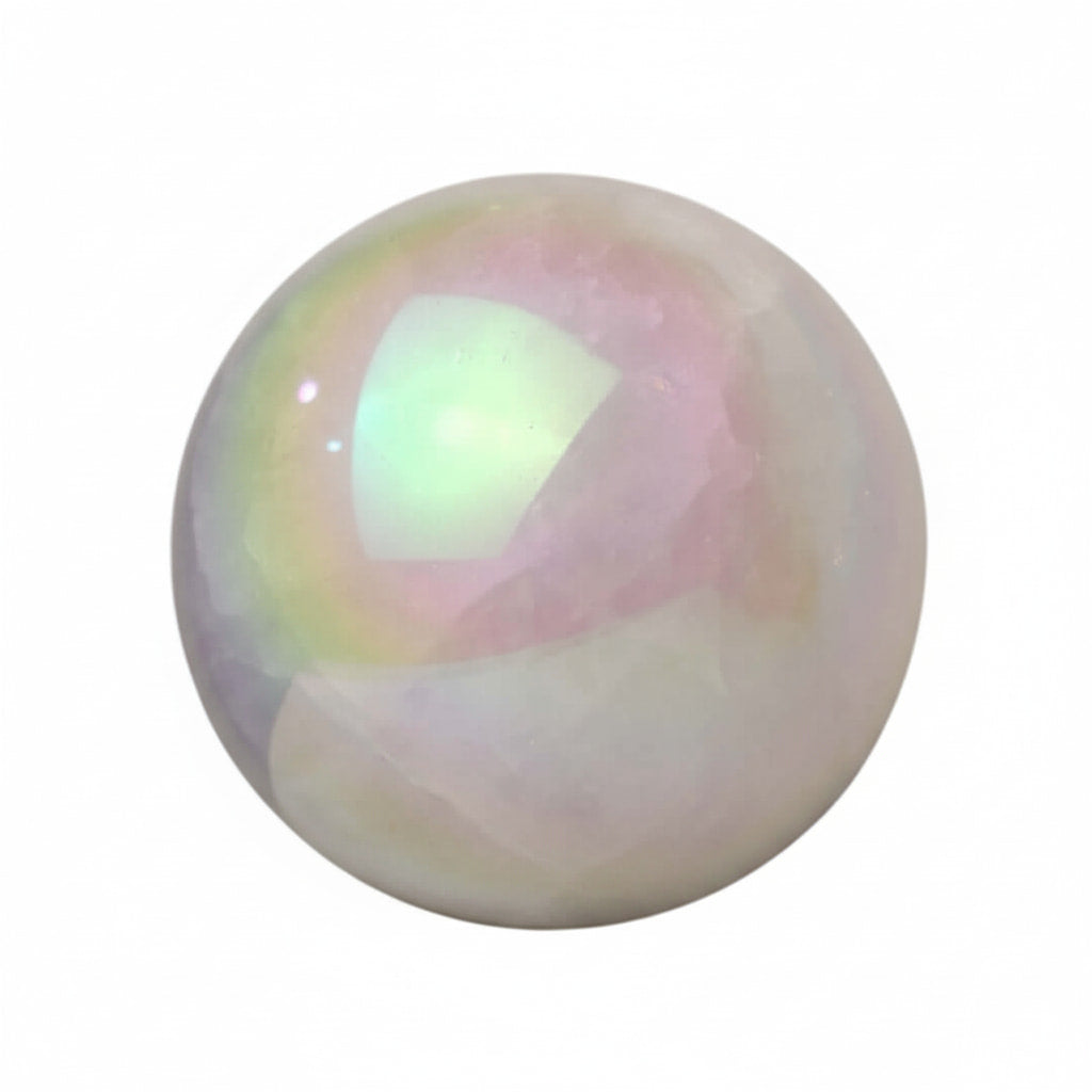 Große Bergkristall Kugel mit Aura – Klarheit & Harmonie CrystalScents