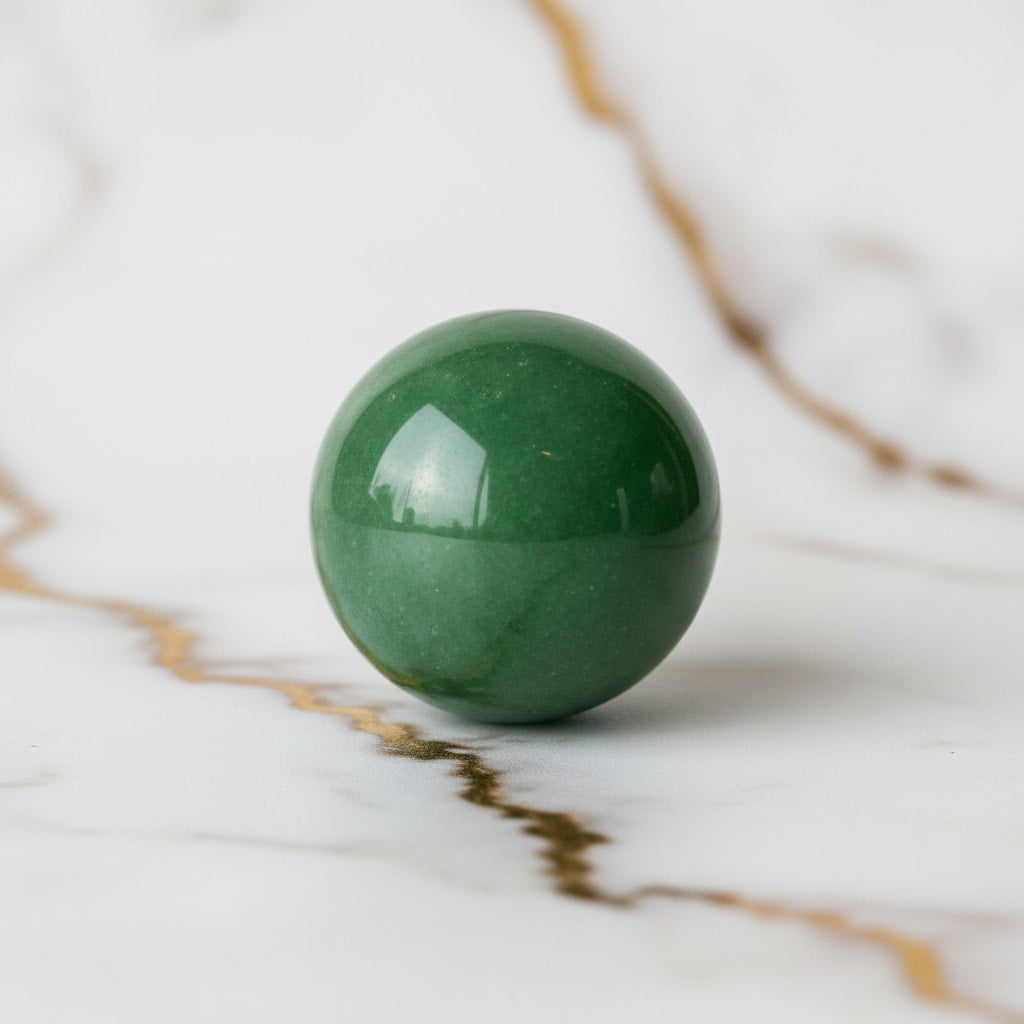 Mini Aventurin Kugel - Rundes Glück CrystalScents
