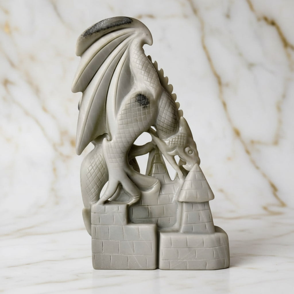Tai-Chi-Stein – Majestätische Drachenfigur CrystalScents