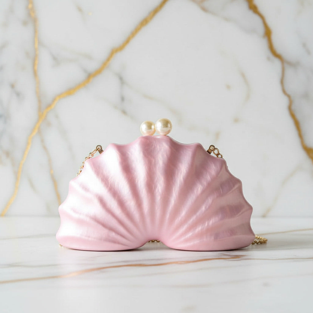 Clutch – Perlmutt in elegantem Rosa CrystalScents