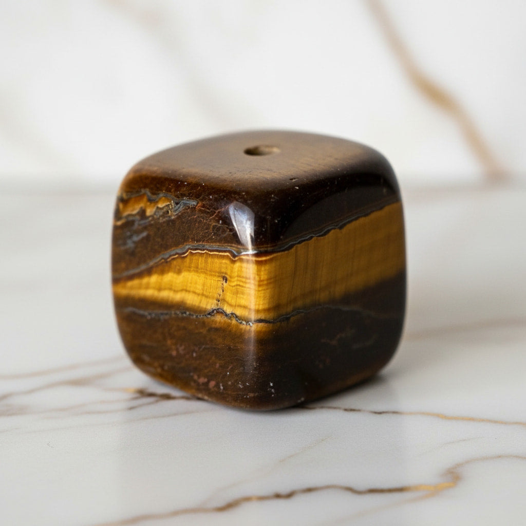 Tigerauge Duftstäbchenhalter – Wohlfühlen Zuhause CrystalScents