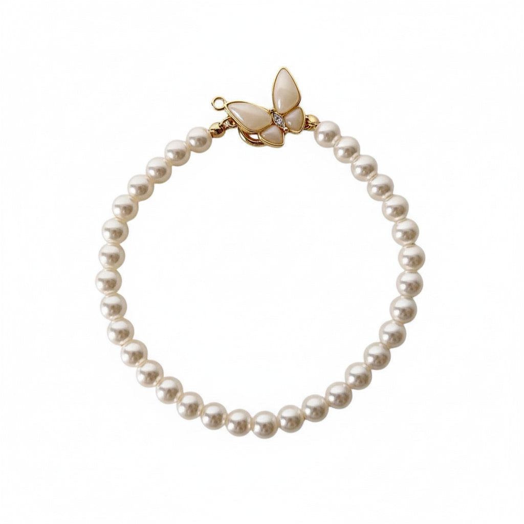 Perlenarmband mit Schmetterling – Leichtigkeit & Charme CrystalScents