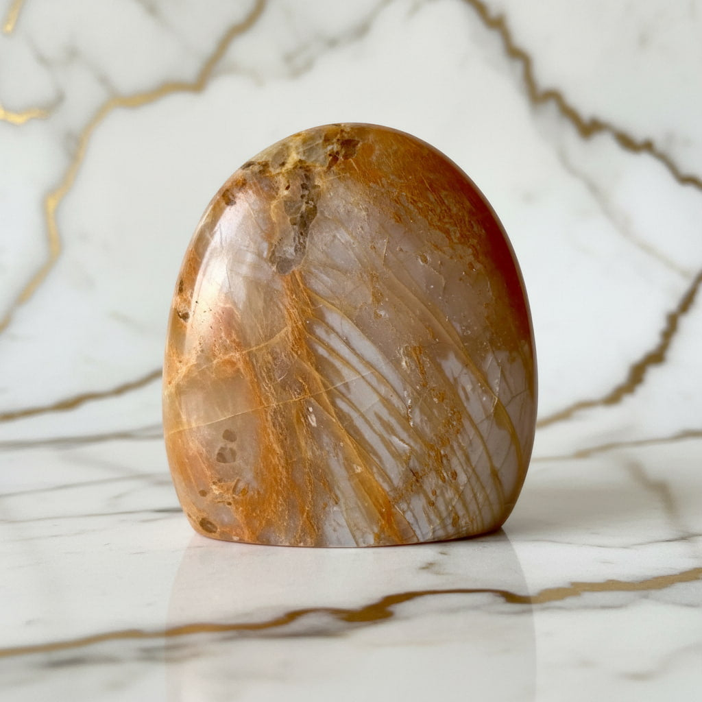 Mondstein Freiform – Warme Energie für Inspiration CrystalScents