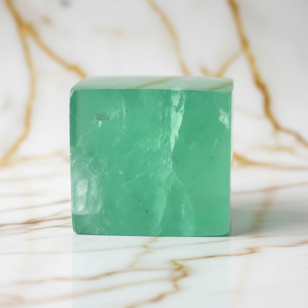 Fluorit Würfel - Geometrie & Natur