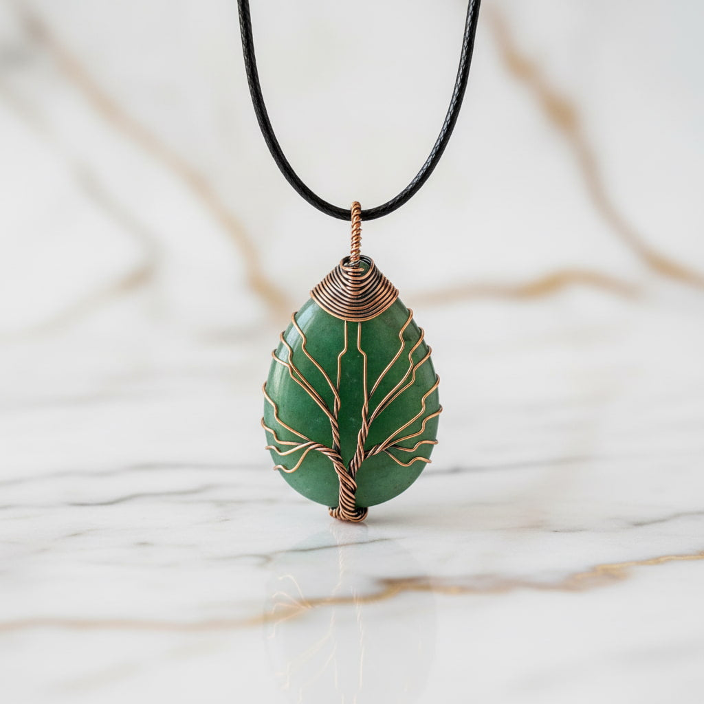 Aventurin Halskette - Gelassenheit & Balance