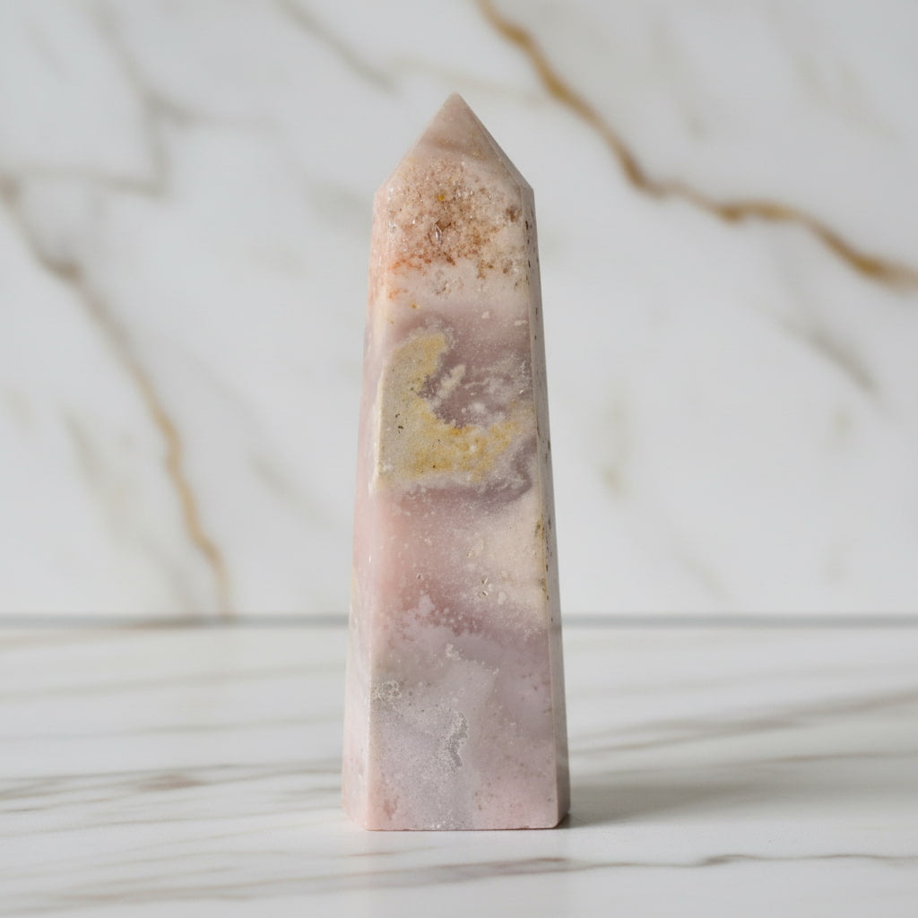 Amethyst Obelisk – Rosa Kristall für Harmonie & Raumenergie CrystalScents
