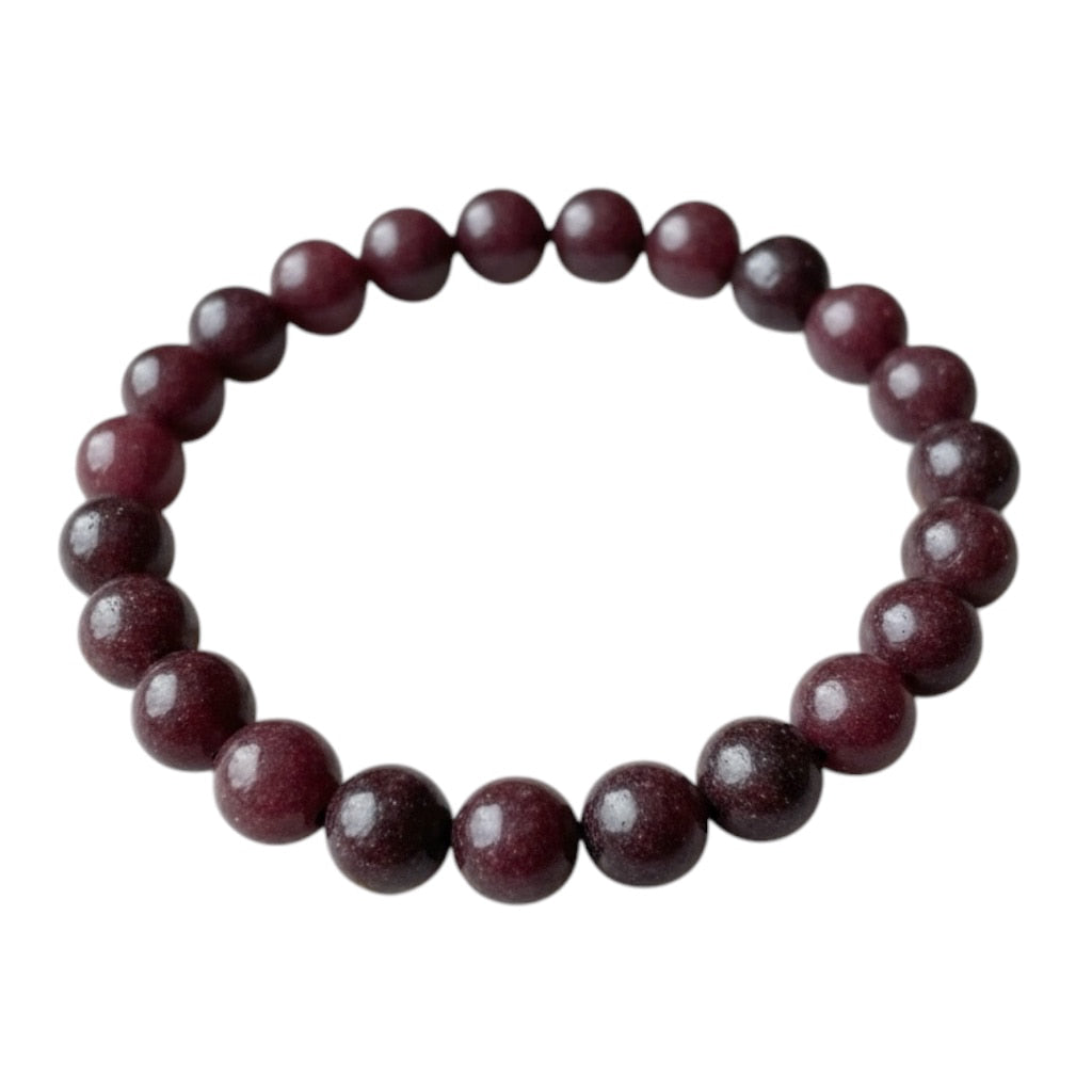 Granat Kugelarmband – Kraft & innere Stärke