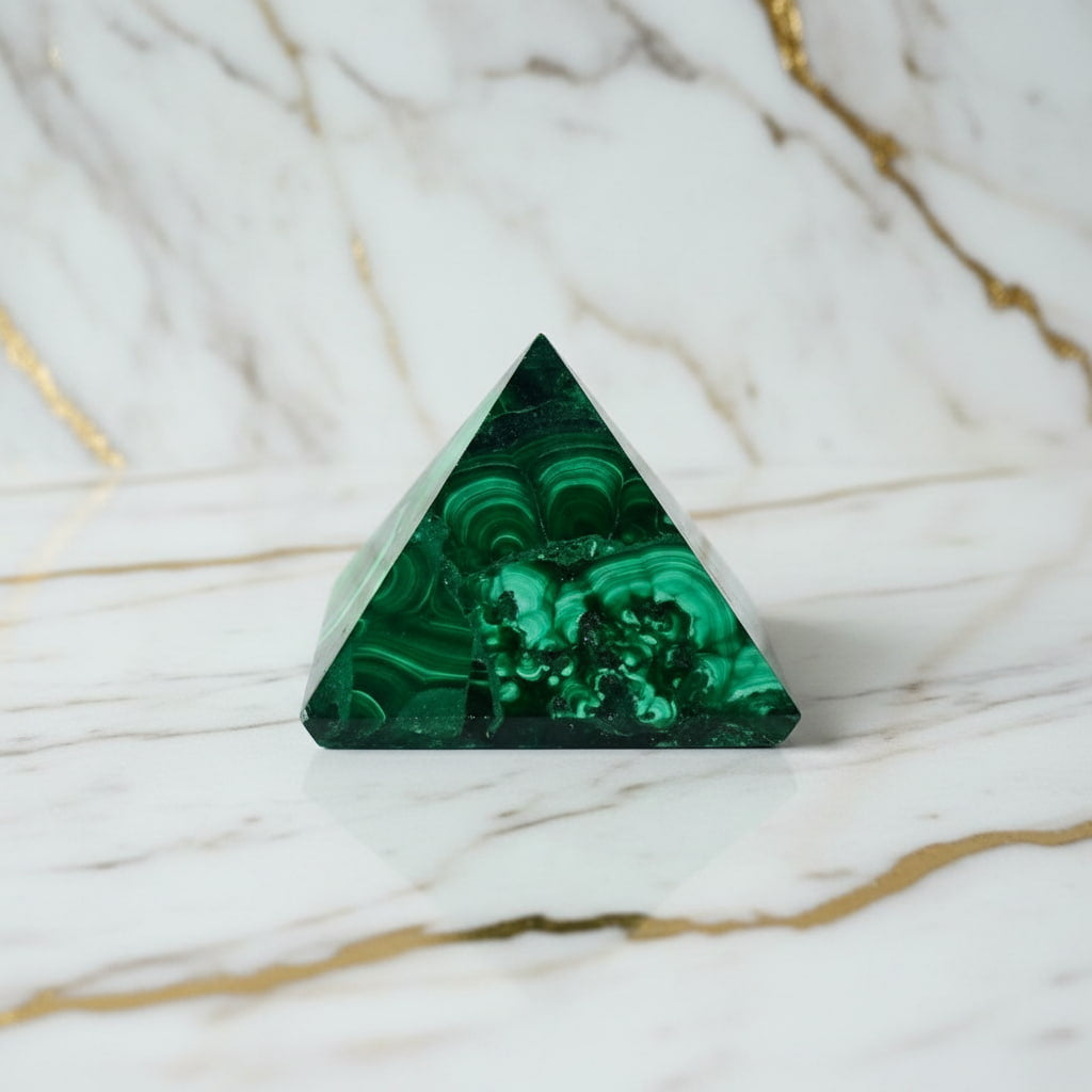 Malachit Pyramide – Harmonie & Wandel JETZT sichern CrystalScents