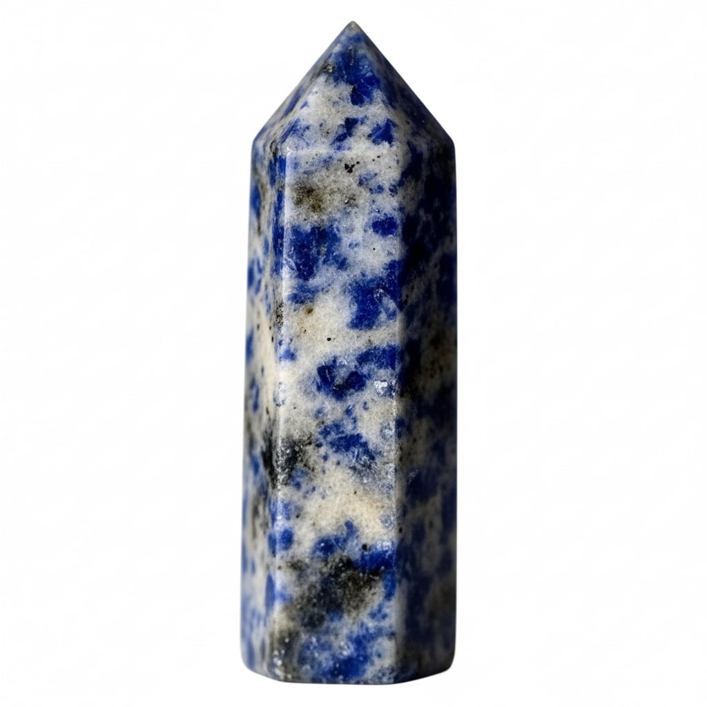 Mini Sodalit Obelisk - Tiefblaues Wunderwerk CrystalScents