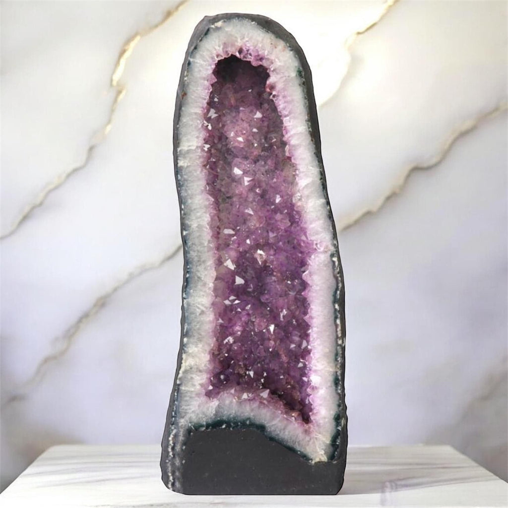 Sehr große Amethystdruse – Funkelndes Naturjuwel CrystalScents
