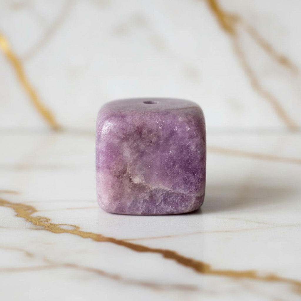 Lepidolith Duftstäbchenhalter – Entspannte Aromastunden CrystalScents