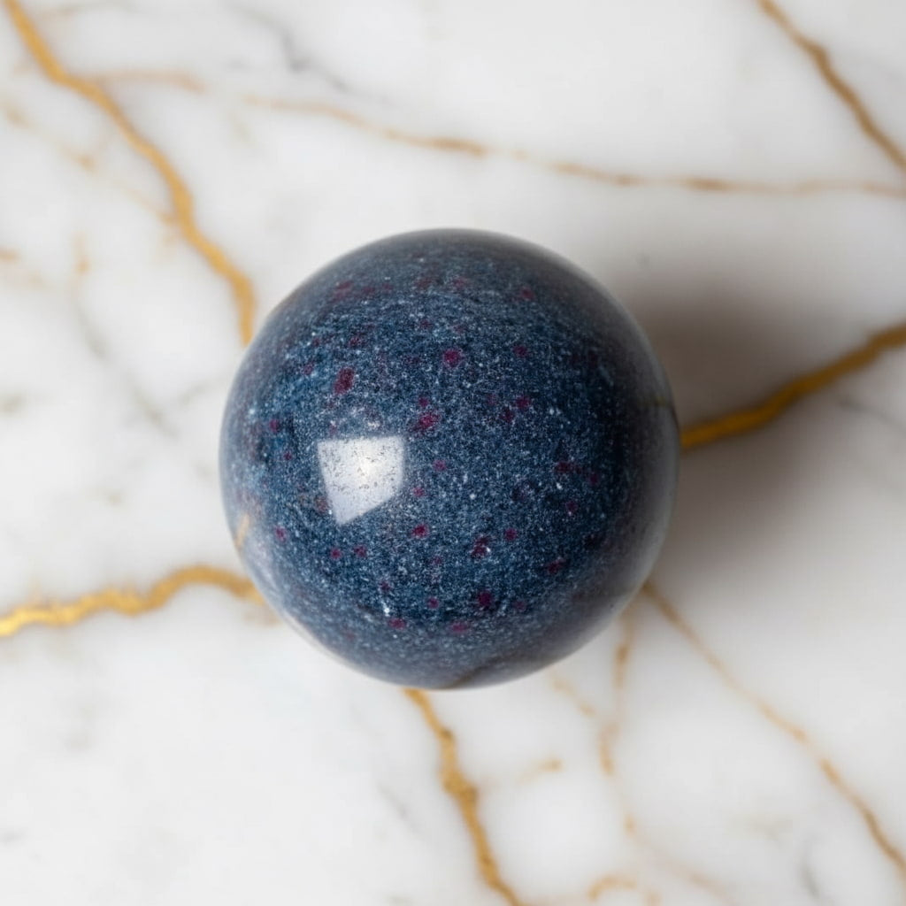 Cyanit Kugel – Konzentration & Fokus CrystalScents