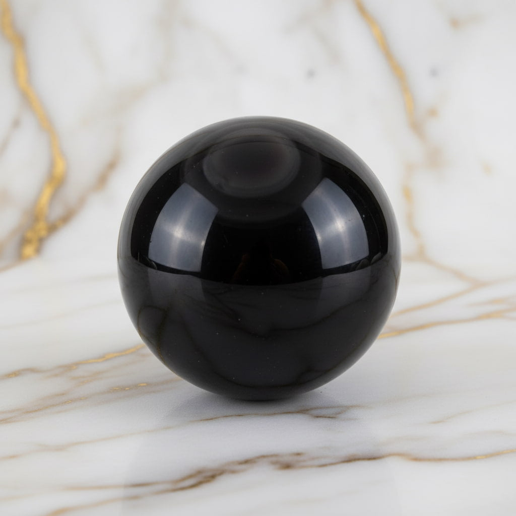 Regenbogen Obsidian Kugel – Schimmerndes Farbspiel CrystalScents