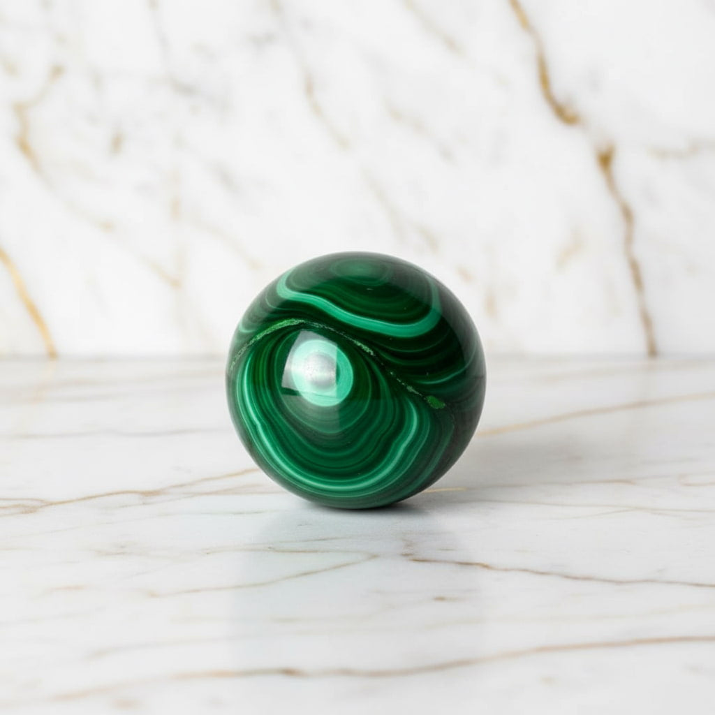Malachit Kugel – Natürliche Kraft JETZT sichern CrystalScents