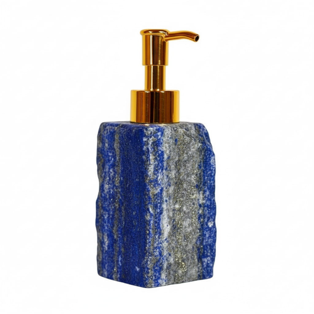 Lapislazuli Seifenspender – Harmonie & Glanz CrystalScents