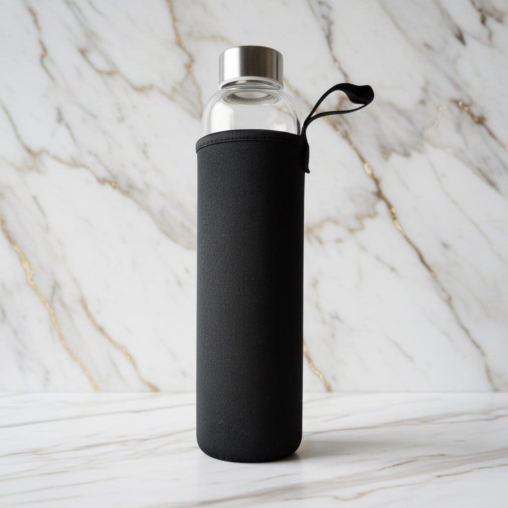 Rosenquarz Flasche - Deine neue Lieblingstrinkflasche CrystalScents