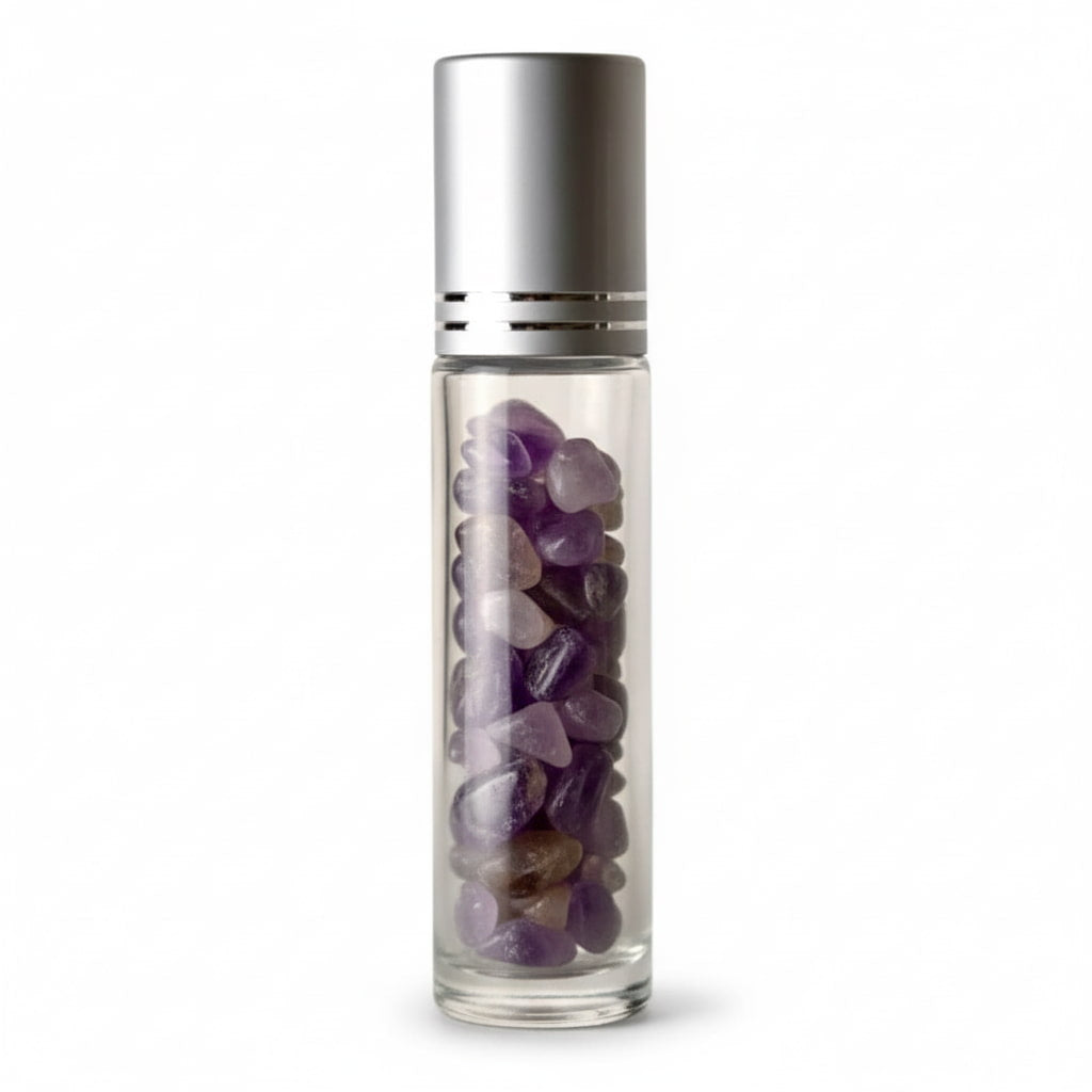 Amethyst Ölroller – Kristall für Entspannung & Achtsamkeit CrystalScents
