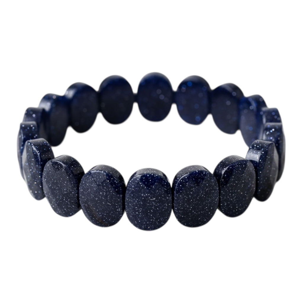 Blaufluss Armband – Facettiertes Funkeln