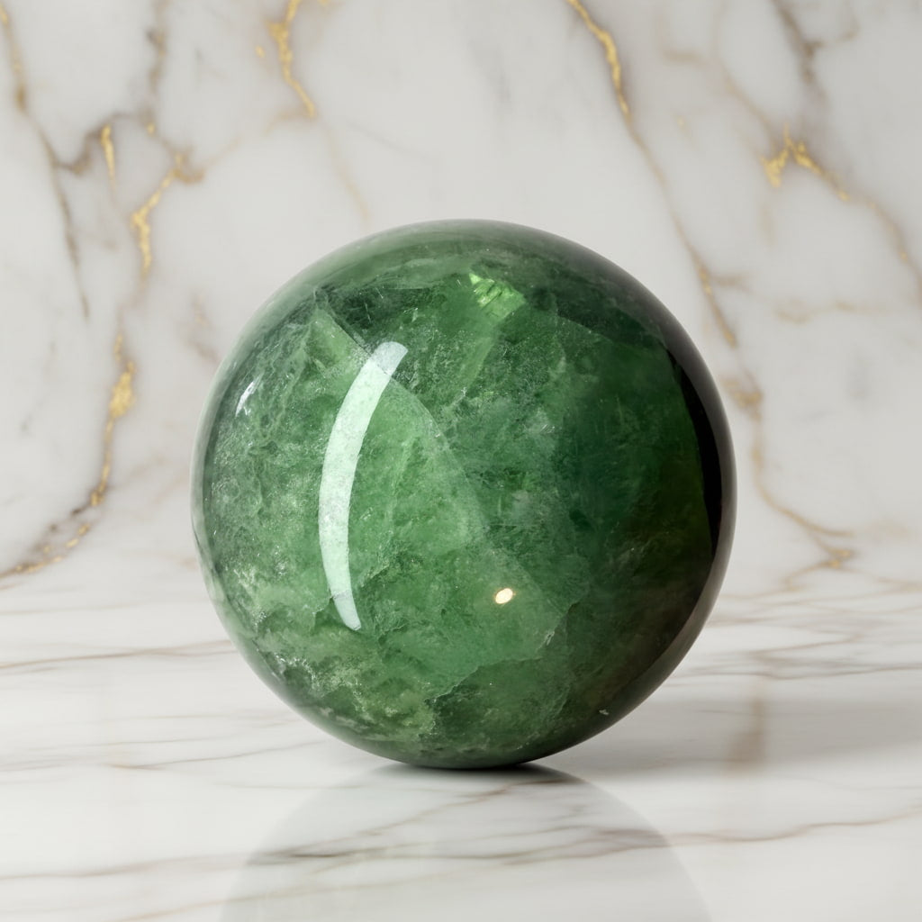 Fluorit Kugel – Balance & Erdung