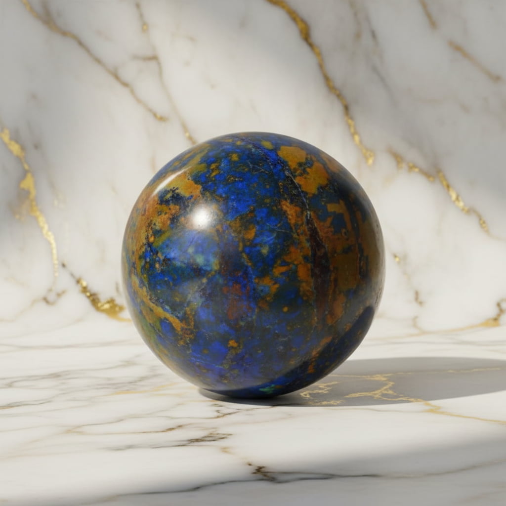 Phönix Lapislazuli Kugel – Erneuerung & Stärke CrystalScents