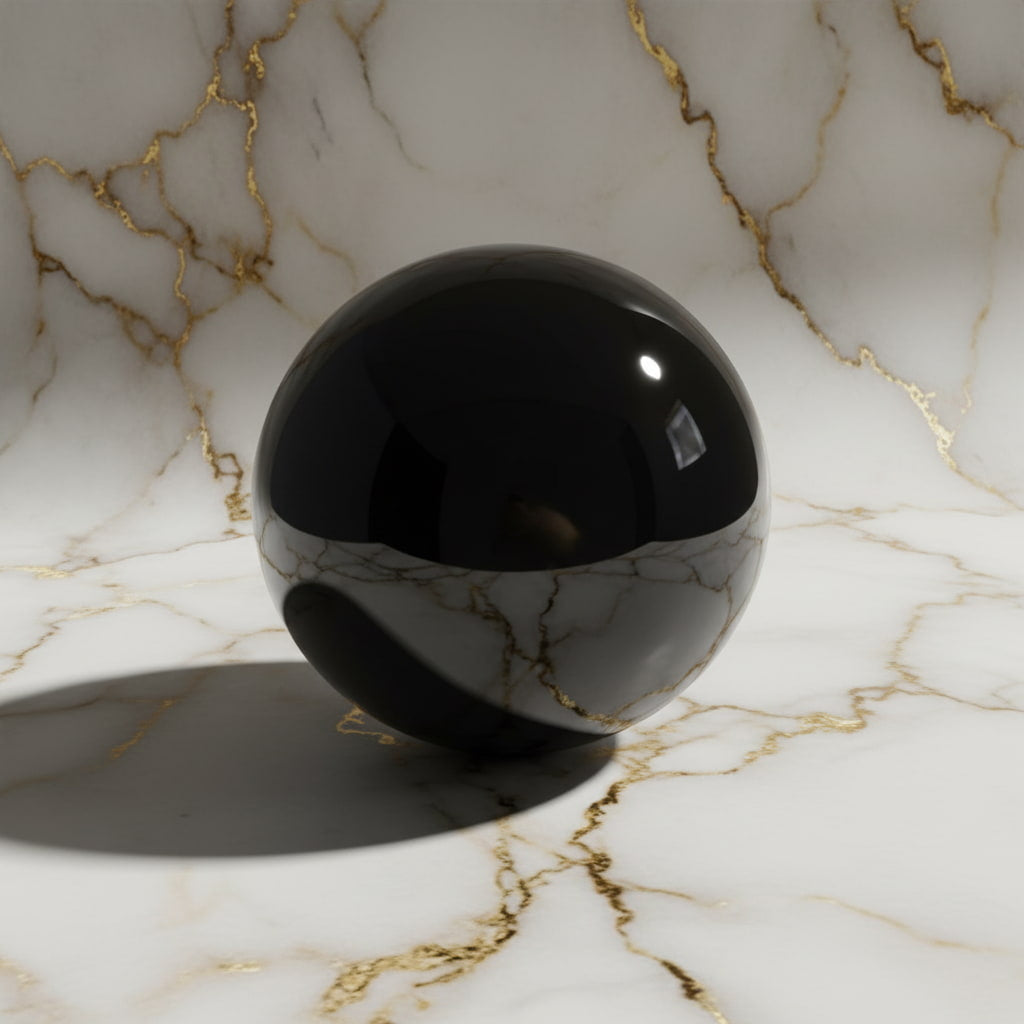 Sehr große Obsidian Kugel – Schutz & innere Stärke CrystalScents