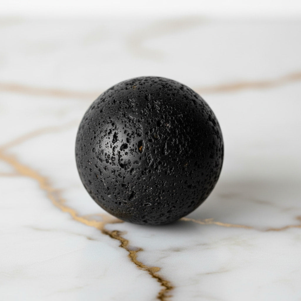 Vulkanstein Kugel - für Energie und innere Balance