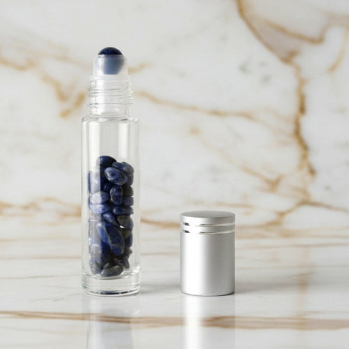 Sodalit Ölroller – Praktische Reisegröße CrystalScents