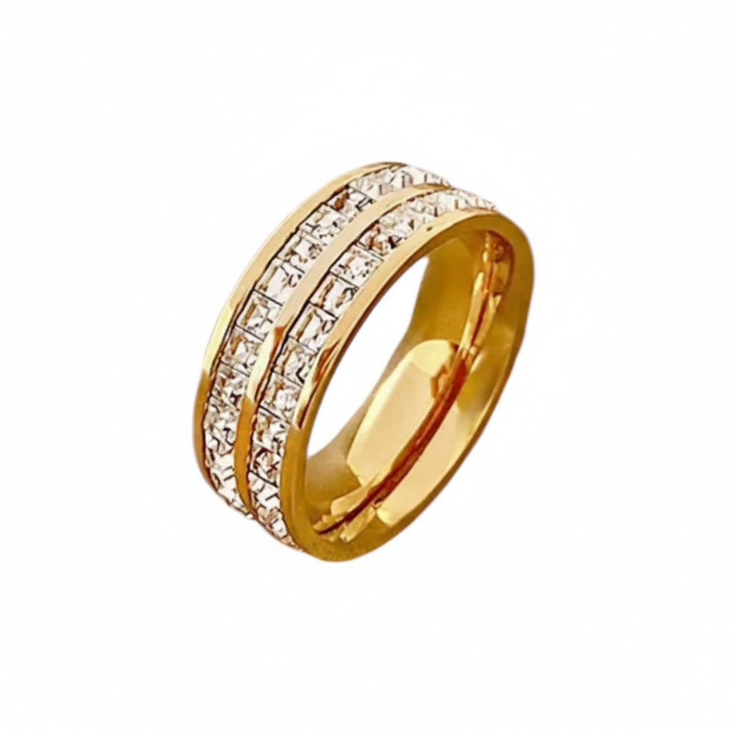 Ring Gold – mit zwei Strassreihen CrystalScents