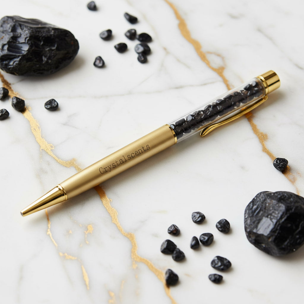 Obsidian Kristallstift - Schutz & Stil CrystalScents