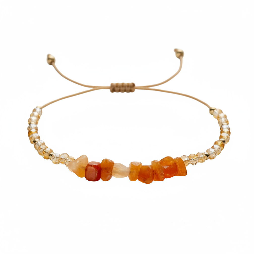 Karneol Schutzarmband – Lebensenergie & positive Stimmung CrystalScents