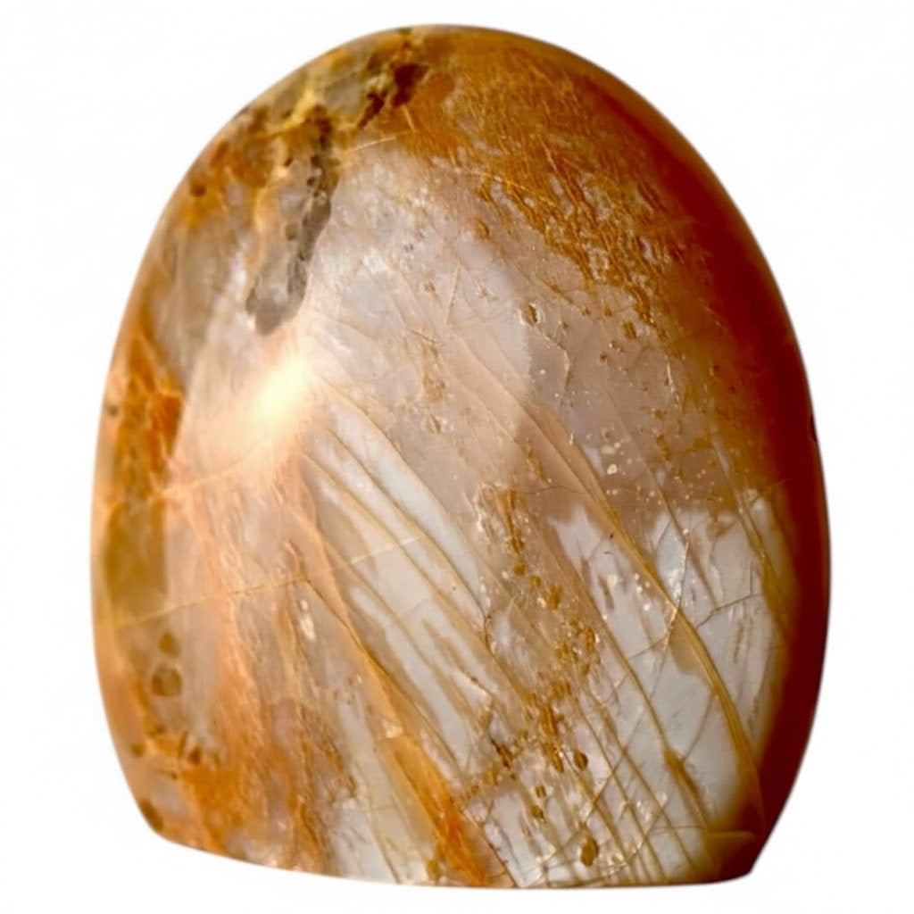 Mondstein Freiform – Warme Energie für Inspiration CrystalScents