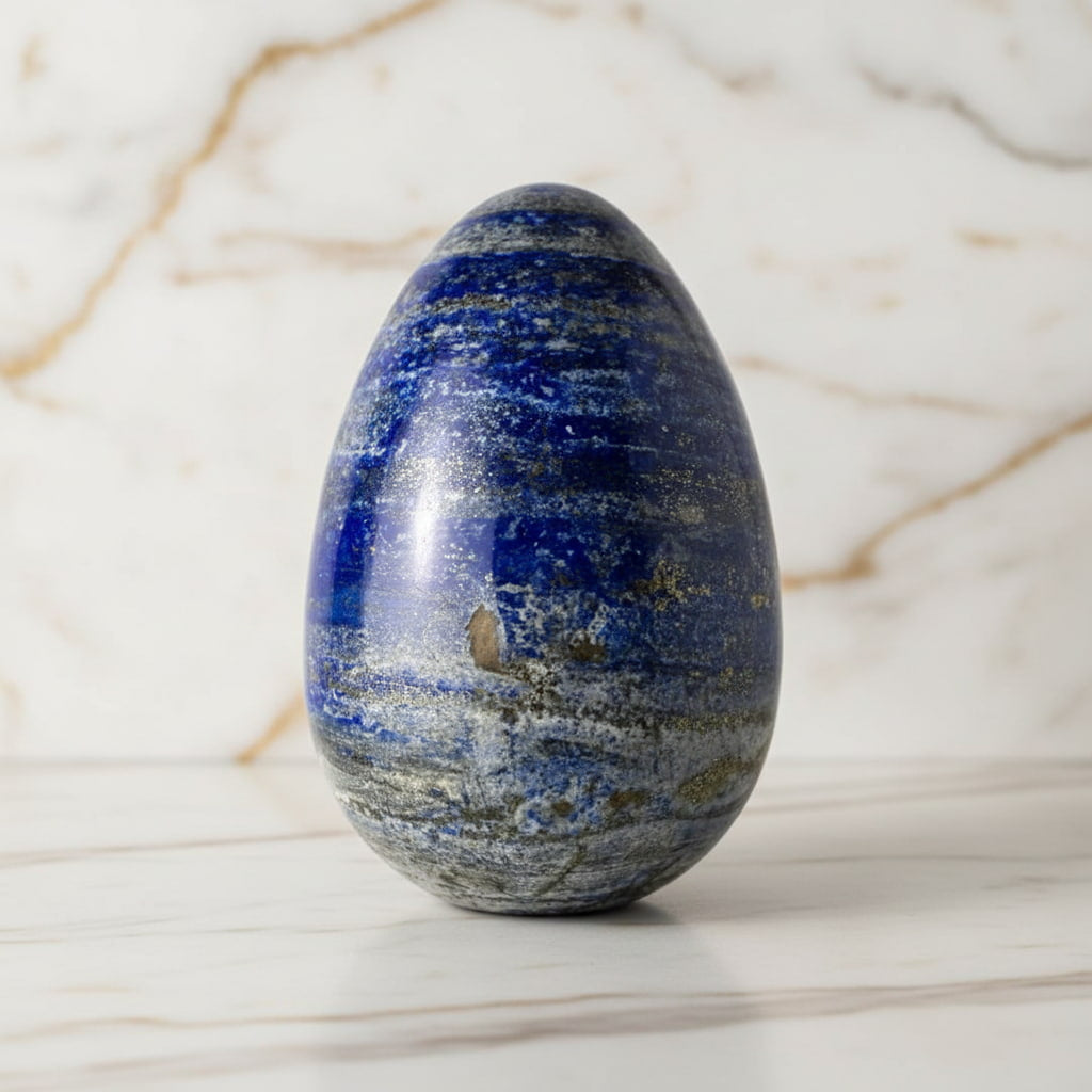 Sehr großes Lapislazuli Ei – Macht & Harmonie CrystalScents