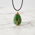 Aventurin Halskette - Goldener Baum CrystalScents